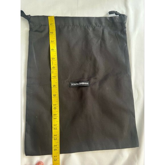 Dolce & Gabbana Dust Bag Black Storage Drawstring 14.5" X 11" - Picture 2 of 5